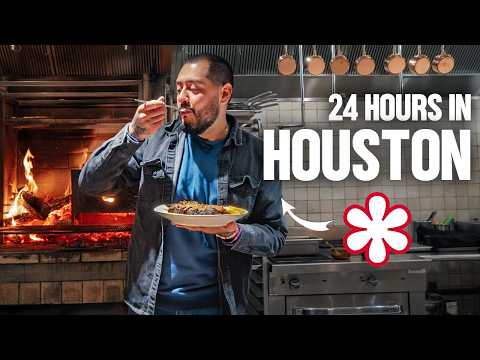 24 HRS in HOUSTON - A Michelin Chef Shows Us Where To Eat - ft. Live Fire, Mexican, Burgers & More