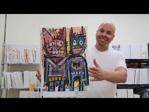 How I Made a $500 Batman Painting in 15 Minutes Using Projector (eBay Buyers Love It)