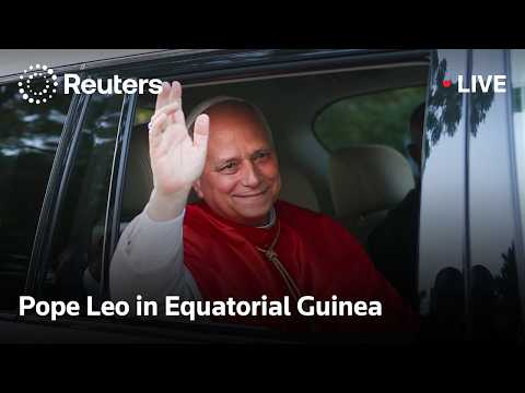 LIVE: Pope Leo visits Equatorial Guinea during trip to Africa