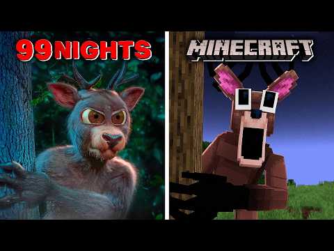 I Remade 99 NIGHTS Scenes from REAL LIFE In Minecraft