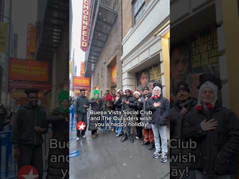 Merry Christmas from @BuenaVistaSocialClubMusical and @outsidersmusical