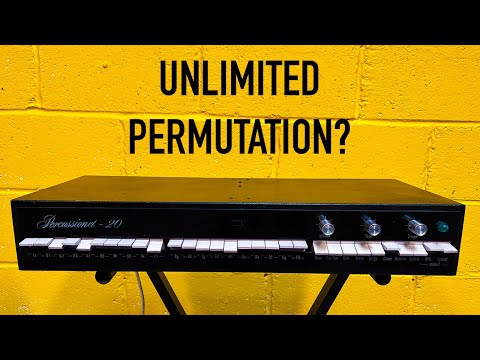 An Interesting Sales Pitch For A Drum Machine - The Percussionet 20 Barnes &amp; Mullins