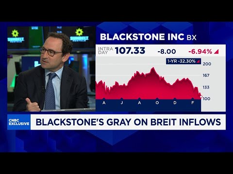 Blackstone President Jon Gray on private credit fund redemptions