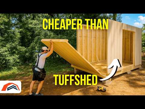 DIY 6x12 Shed: Floor & Frame for Less Than Tuff Shed