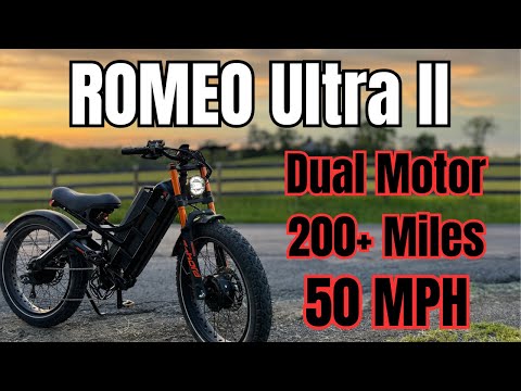 50 MPH Dual Motor E-Bike Has Crazy Range - Eahora Romeo Ultra II