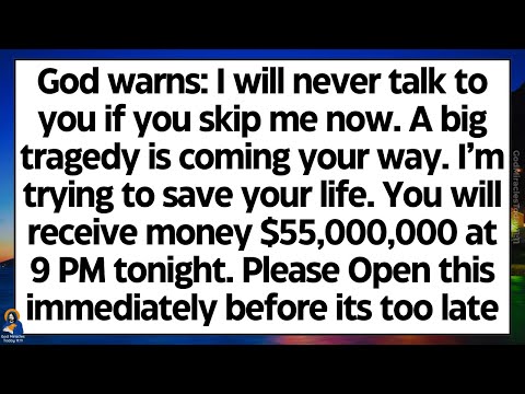 🧾God warns: i will never talk to you if you skip me now.. a big tragedy is coming your way..