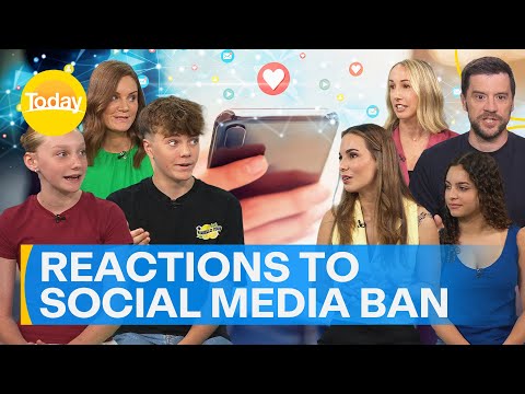 Parents and teenagers react to Australia's social media ban | Today Show Australia