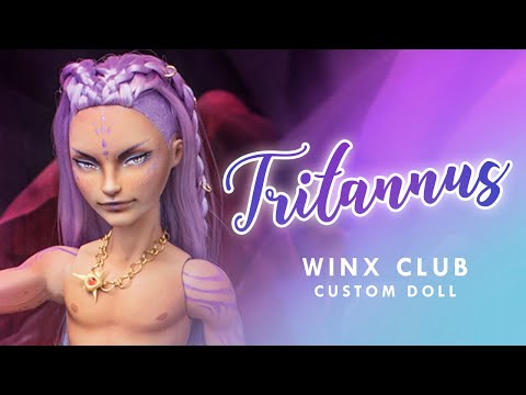 Tritannus from the Winx Club β’ Ever After High OOAK β’ Custom Doll Tutorial
