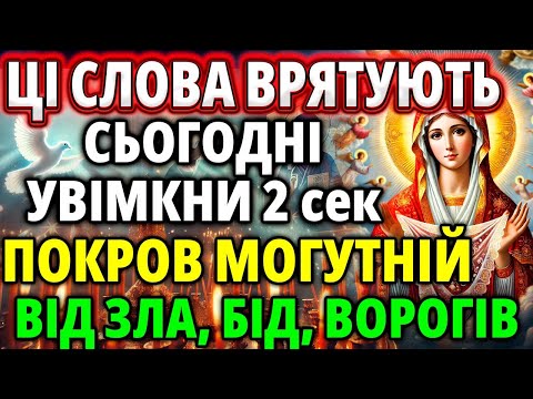 Turn on the MIGHTY COVER from evil, troubles, enemies! Prayer Akathist to the Mother of God who s...