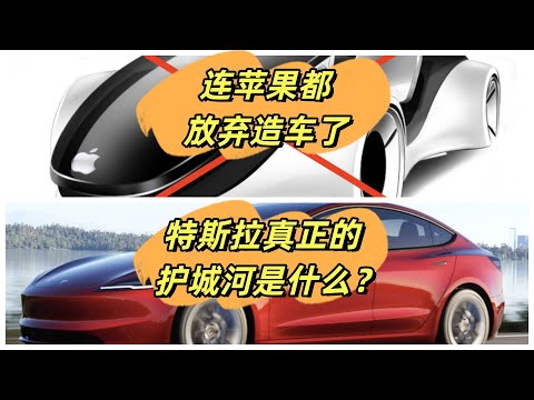 苹果取消造车，Rivian股价大跌公司岌岌可危！借此来聊聊特斯拉的核心竞争力和护城河