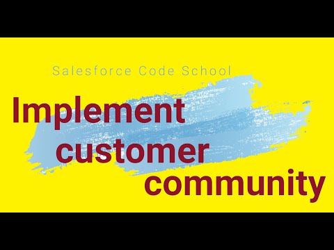 Implement Salesforce Community / Experience from scratch