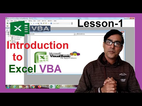 Introduction to Excel VBA | Excel VBA series lesson-1| Excel VBA Beginners tutorial in hindi