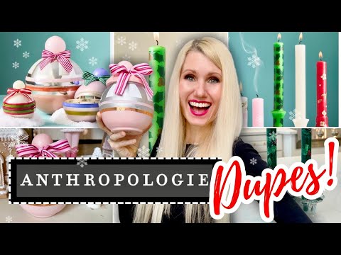 *ANTHROPOLOGIE* CHRISTMAS DECOR DUPES! HIGH-END HOLIDAY LOOK For LESS!