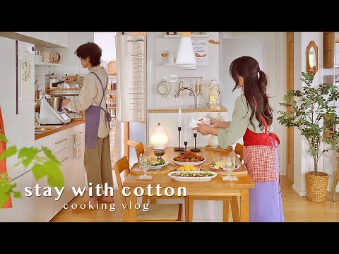 ทำอาหารจัดปาร์ตี้ 🎉 | แหนมปีกไก่ 🍗 | เห็ดยัดไส้พริกนึ่งซีอิ๊ว 🌶 | เมนูปลานึ่งดีต่อใจ 🍲 | VLOG