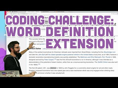 Coding Challenge #84: Word Definition Extension