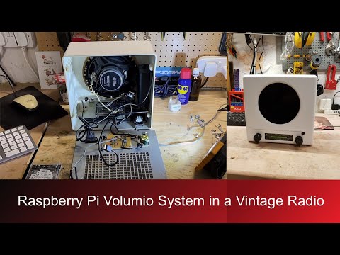 Raspberry Pi Volumio System in Vintage Radio
