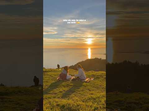 one last california sunset before I leave 💛🥹✨