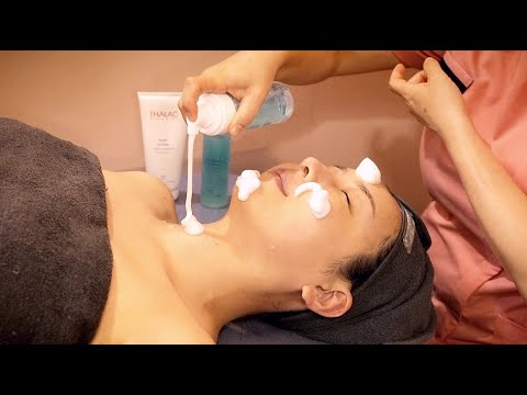 ASMR💆‍♀깊은 수면을 위한 편안한 두피마사지와 산소테라피 | 한국식 에스테틱