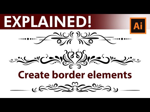 Adobe Illustrator Tutorial - How to Design Vintage Border Elements