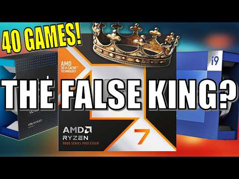 This is WILD! 🔥 9800X3D OC vs 14900K OC vs 285K OC in 40 Games!