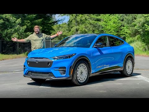 I Drive The Mustang Mach-E Rally For The First Time! Full Tour Of Upgrades + Fun On & Off Road