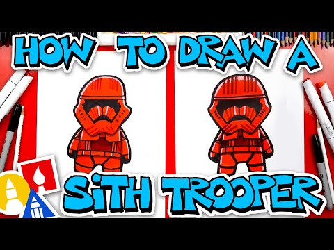 How To Draw A Sith Trooper From Star Wars