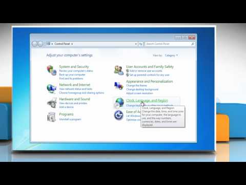 How to change the default keyboard settings in Windows® 7
