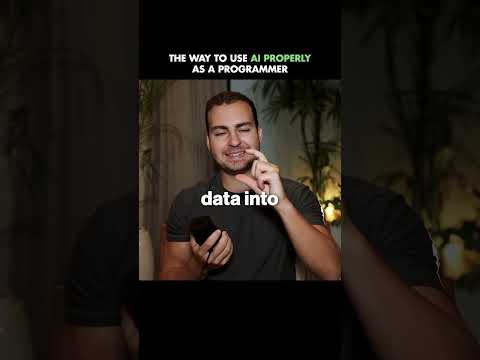 How to properly use AI as a developer.