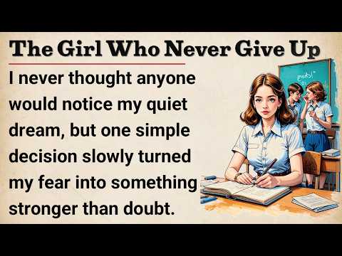 Learn English With Story ๐ฅ The Girl Who Never Give Up | Level 3 English Listening || Graded Reader