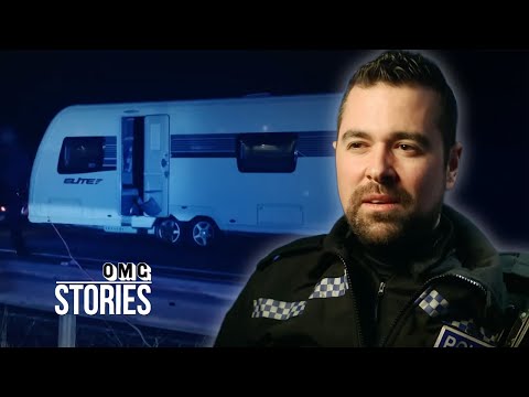 Cops Chase Car Towing Suspicious Caravan — What’s Inside Shocks Them