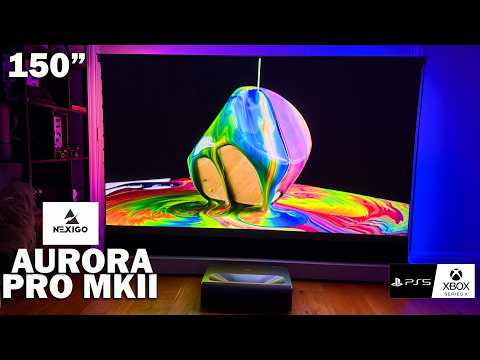 I was shocked at how GOOD the NexiGo Aurora Pro MKII Ultra Short Throw Projector was!