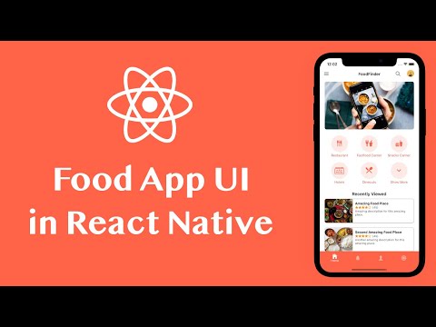Food Ordering App UI in React Native