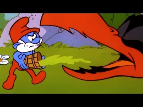 Papa Smurf turns a Howlibird into a giant creature! 😲 • Cartoons for kids • The Smurfs