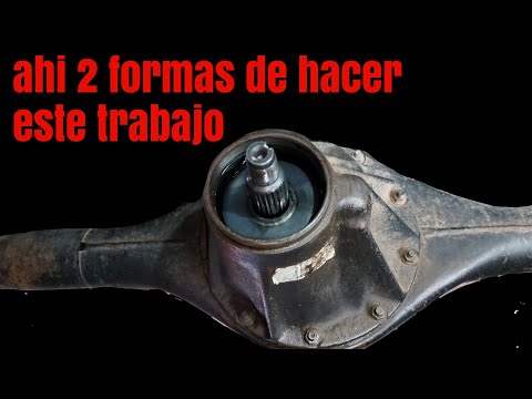 DIFERENCIAL FUGA DE ACEITE COMO REPARAR