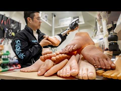 Process of Making $8000 Fake Leg and Feet for Legless People in Korea