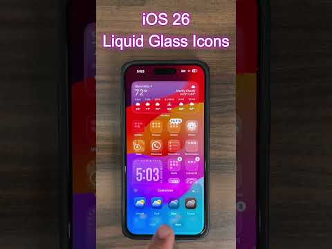 iOS 26 - Liquid Glass Clear Icons are AMAZING on the iPhone #ios26