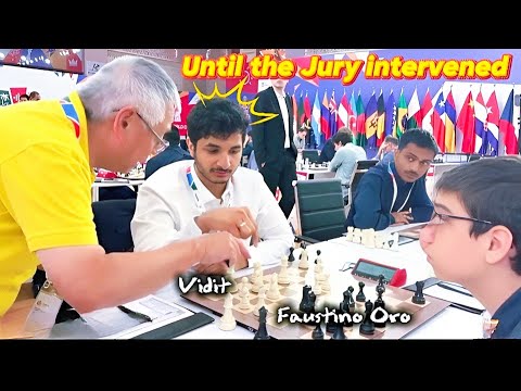 Vidit Gujrathi vs Faustino Oro | Fide World Cup 2025 | Game 1:2