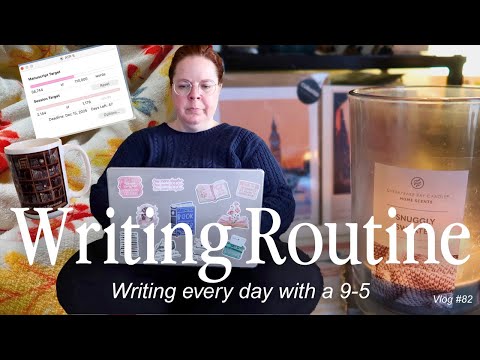 How I wrote 10 novels with a full time job | Cozy autumn writing routine | Vlog 82 2025