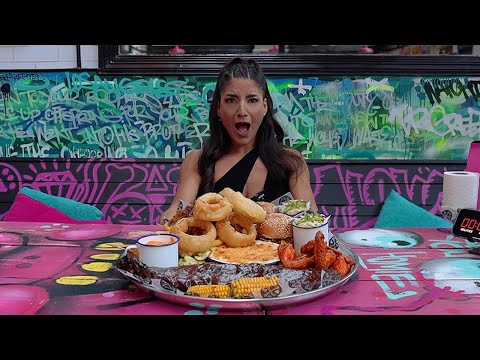 "9LB BBQ.. NO ONE EVEN GOT CLOSE!" [4.5kg] UNDEFEATED 'PHAT PLATTER' CHALLENGE | @Leah Shutkever