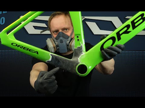 carbon bike repair - chain stay fix - DIY