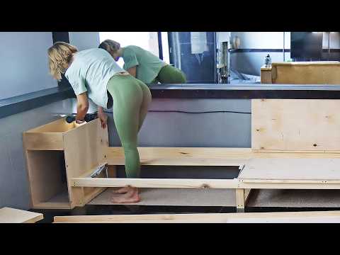 She Couldn't Resist Building This Genius SOFA with Hidden Secrets