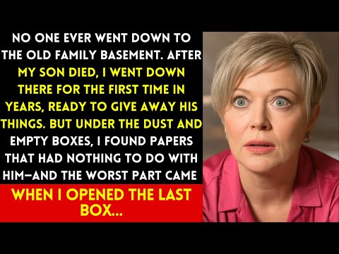 AFTER MY SON DIED, I WENT TO THE BASEMENT TO PACK HIS THINGS — BUT NOTHING THERE BELONGED TO HIM…