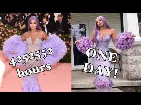 MAKING KYLIE'S MET DRESS IN A DAY
