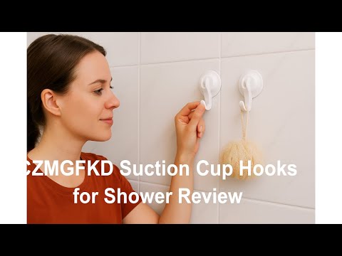 🧼 CZMGFKD Suction Cup Hooks for Shower Review 🧼
