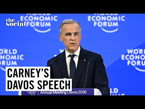 Mark Carney’s Davos Speech Sparks Major Global Headlines | The Social