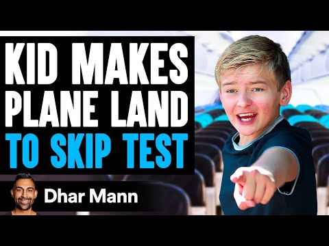 Kid Makes Plane Land To Skip Test - Mischief Mikey S1 E03 | Dhar Mann Studios