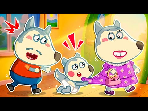 Goodbye Mommy 👋 | Family Love Song 💖| Wolfoo Kids Fun