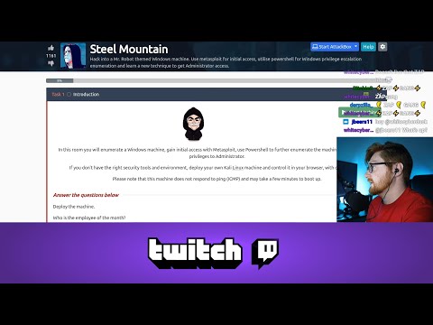 VOD - TryHackMe! Steel Mountain with Metasploit