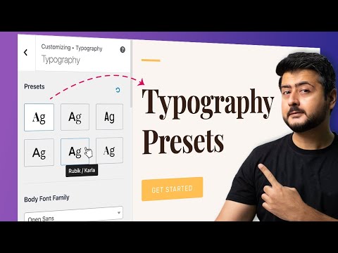 Typography Presets in Astra 3.7 - Brand New Feature in Astra 3.7