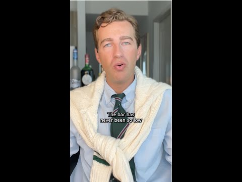 The bar has never been so low to stand out as a man